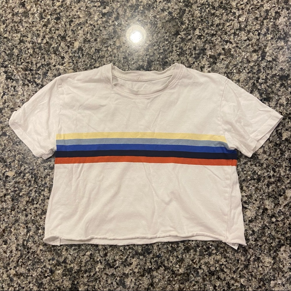 pacsun cropped tee
